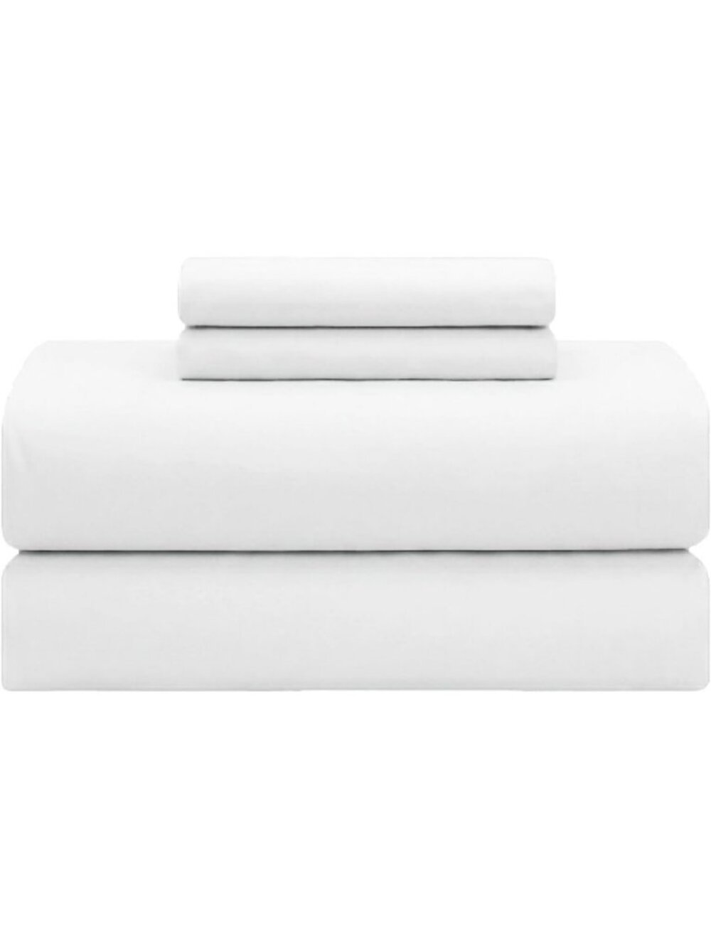 Luxury 300 Thread Count 100% Cotton Percale Queen Sheet Set - 4 Pieces